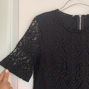 Black Mini Casual Dress